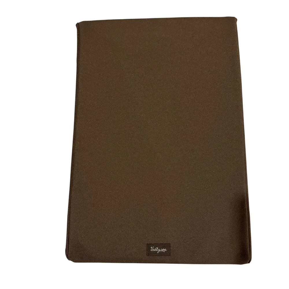 Thirty-One Your Way Rectangle Lid Unisex OS Brown New Storage Organizer 4243
